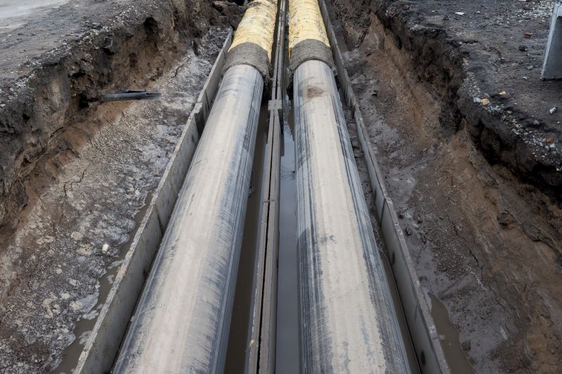 Gas Pipe Trenching